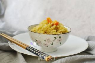 【93度铁定香】咖喱鸡肉焖饭的做法
