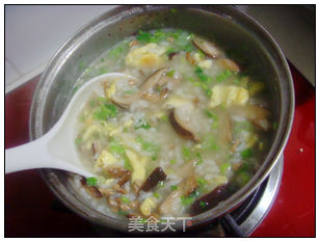 香菇肉蛋粥的做法步骤：18