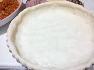 玉米火腿披萨的做法步骤：2