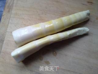 春笋肉片的做法步骤：1