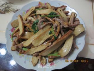 香干肉丝的做法步骤：7