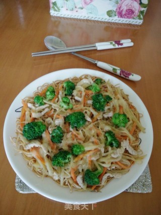 奶酪焗面条的做法