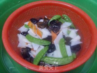 【冬季养生菜】简单素菜最养生----蚝油什锦山药的做法步骤：4