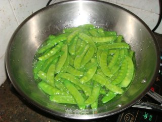 荷兰豆炒牛肉的做法步骤：5