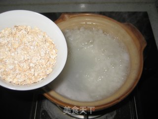 冬季食补-奶香麦片粥的做法步骤：4