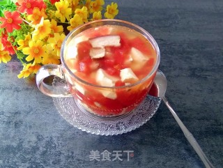 番茄豆腐汤的做法