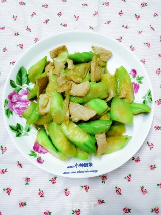 肉炒丝瓜的做法