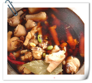 冬日下酒菜——香辣鸡爪豆的做法步骤：4