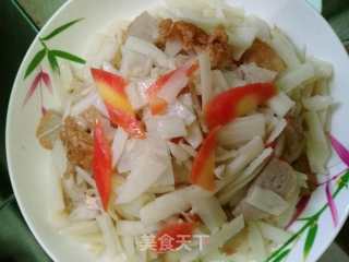 炒藕片的做法