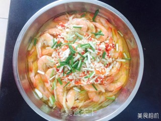 蒜蓉蒸虾的做法