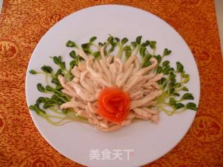 豆苗炒鸡肉的做法步骤：4