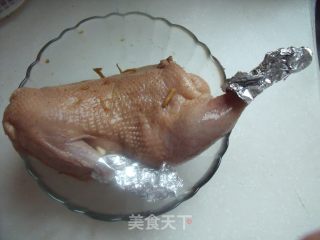 冬季养生菜---蜜汁烤鸭的做法步骤：5