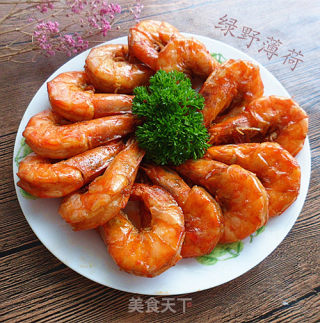 油焖开背虾的做法