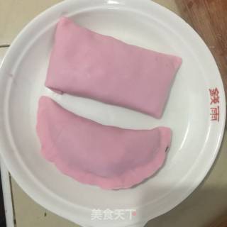 粉红苋菜饼的做法