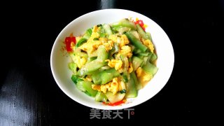 丝瓜炒鸡蛋的做法