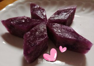 香甜紫薯糕的做法