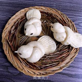 可爱小鸟馒头的做法