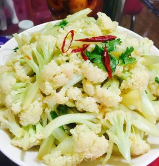 凉拌花菜的做法