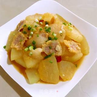 咸肉烧冬瓜的做法