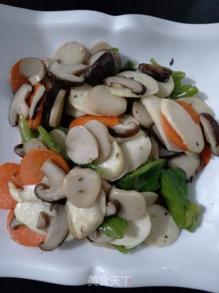 菌菇炒茭白的做法