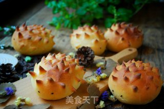 小刺猬豆沙包的做法