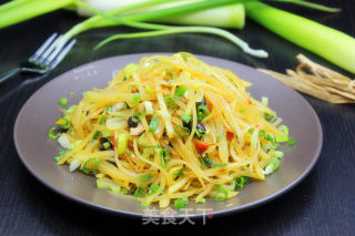 风味土豆丝的做法
