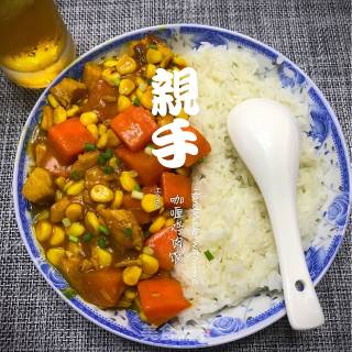 超简单咖喱鸡肉饭的做法
