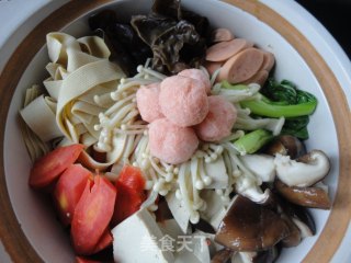 美味三鲜砂锅的做法步骤：3