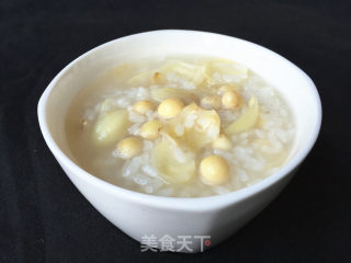 鸡头米百合粥的做法