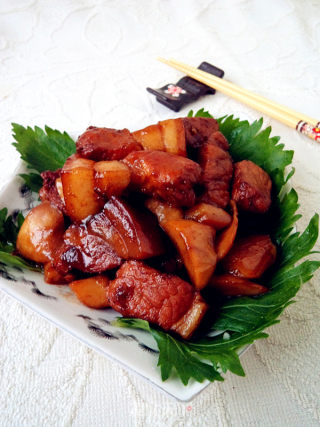 杏鲍菇烧肉的做法