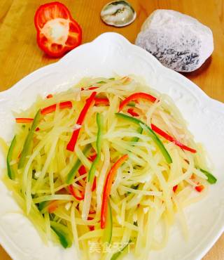 醋溜土豆丝的做法