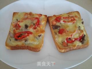 土司包披萨的做法