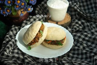 中式汉堡包肉夹馍的做法