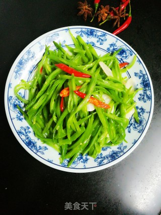 酸辣芸豆丝的做法