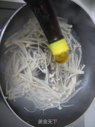 金针扒芥蓝的做法步骤：7