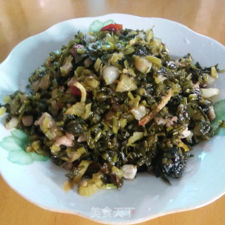 雪菜炒肉的做法