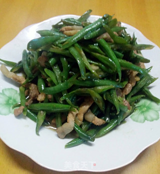 迷豆炒肉的做法
