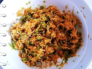 胡萝卜尖椒馅玉米面饼的做法步骤：8