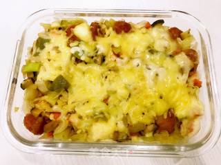 香肠焗饭
