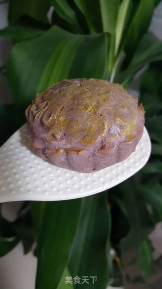 紫薯红豆椰蓉月饼