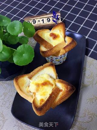 芝士吐司盏的做法
