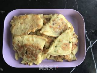 火腿蔬菜鸡蛋饼的做法