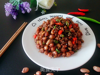 肉酱花生米的做法