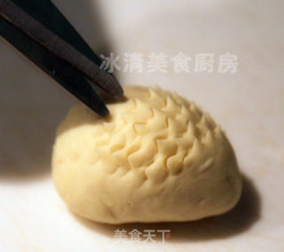 花样面食——小刺猬的做法步骤：3