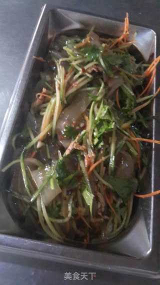 炒肉拉皮的做法