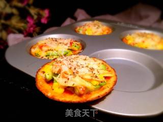 花菜底迷你披萨的做法