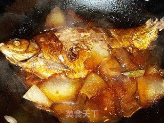 红烧鳊鱼冬瓜的做法步骤：6