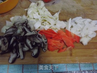 香菇素片的做法步骤：4