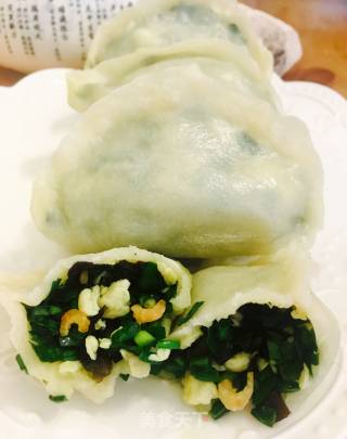 韭菜鸡蛋蒸饺的做法