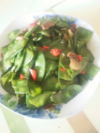 扁豆炒肉的做法
